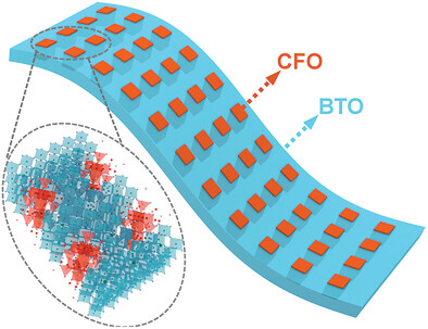 Highly Flexible Freestanding BaTiO3-CoFe2O4 Heteroepitaxial Nanostructure Self-Assembled with Room-Temperature Multiferroicity