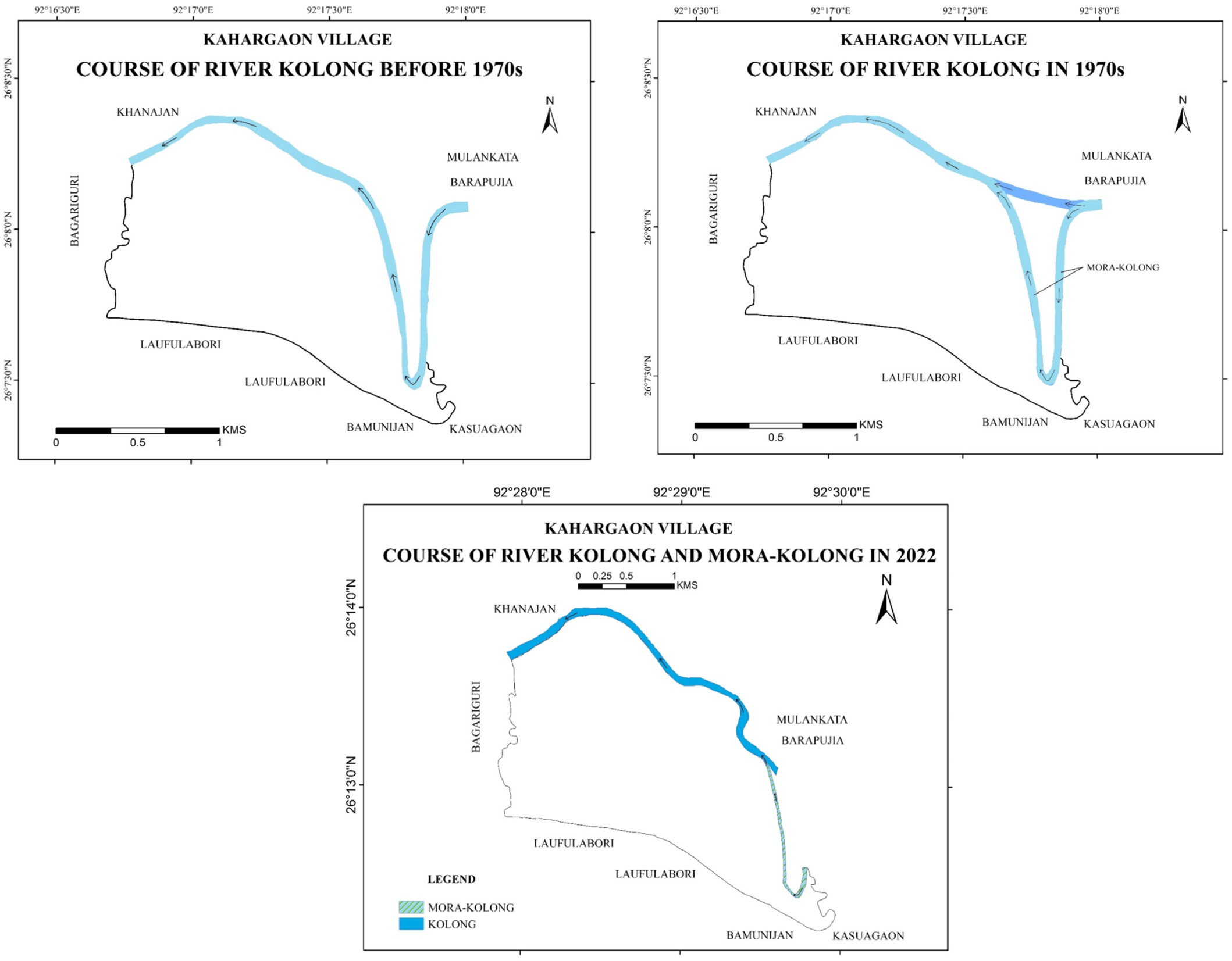 Beyond natural flow: Human-directed course change of the Kolong river in Nagaon, Assam, (India) and its socio-ecological implications Issue 4, 2024