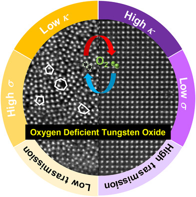 1D Atomic Defect Tunnel Structure of Oxygen-Deficient Tungsten Oxide Epitaxial Films and Its Redox Device Applications