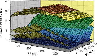 In-Depth Study of Mass Transfer in Nanoporous Materials by Micro-Imaging