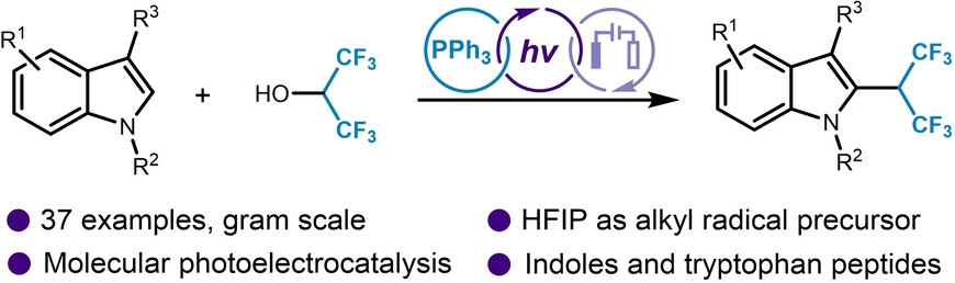 Unlocking HFIP for Fluoroalkylation with Molecular Photoelectrocatalysis