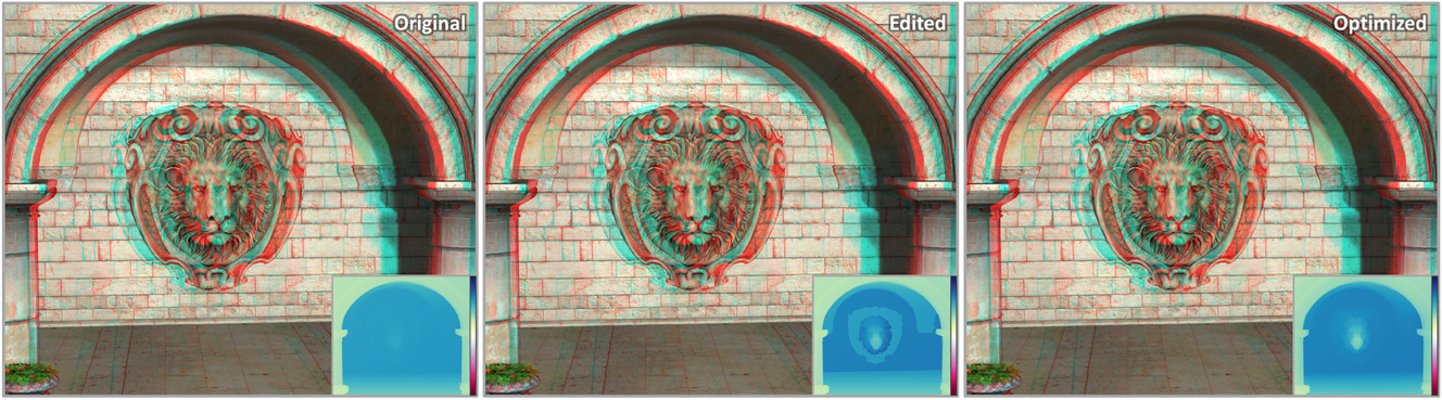 Gradient-Guided Local Disparity Editing