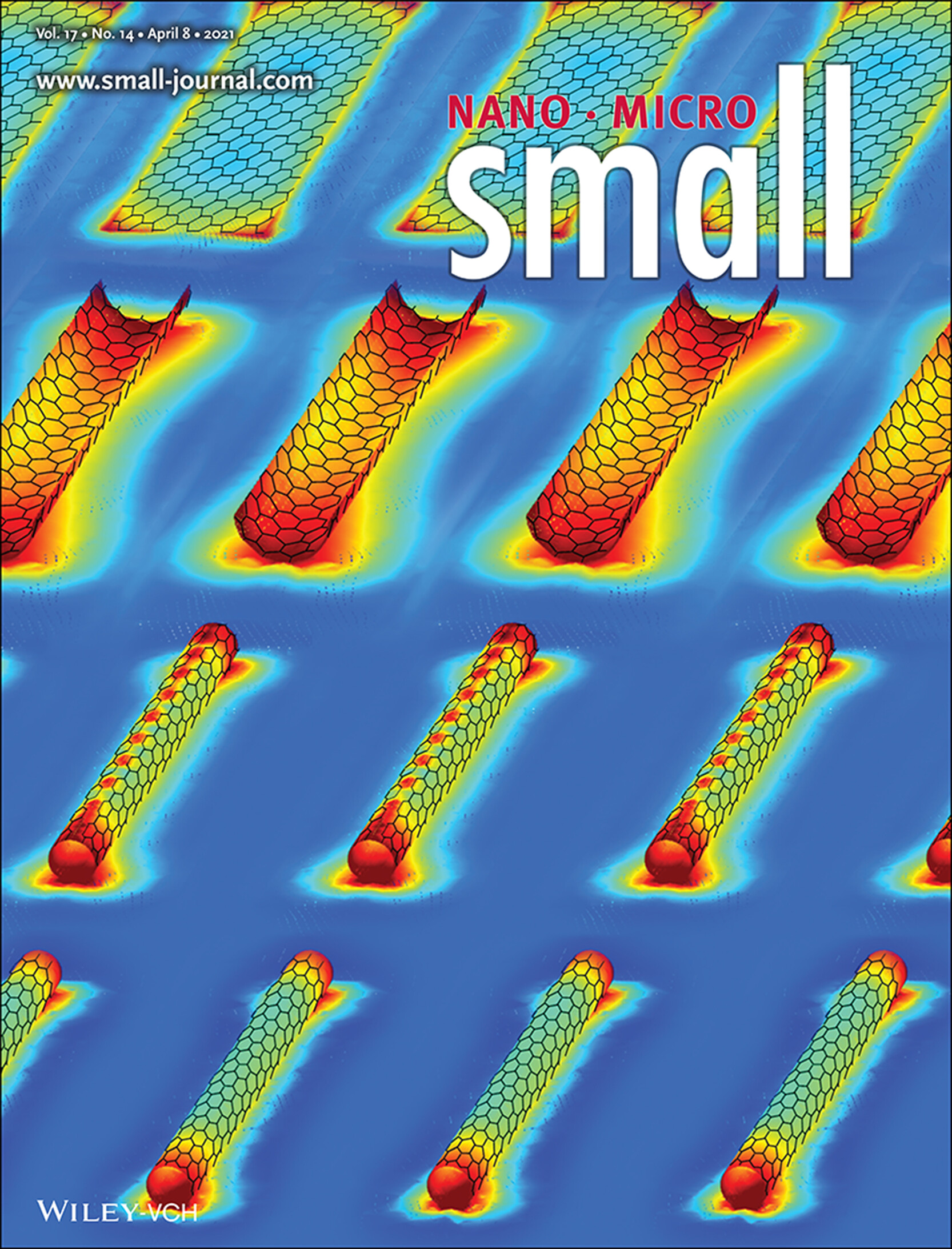 Graphene Nanocylinders: Hybridized Radial and Edge Coupled 3D Plasmon Modes in Self-Assembled Graphene Nanocylinders (Small 14/2021) Volume 17 Issue 14, 2021