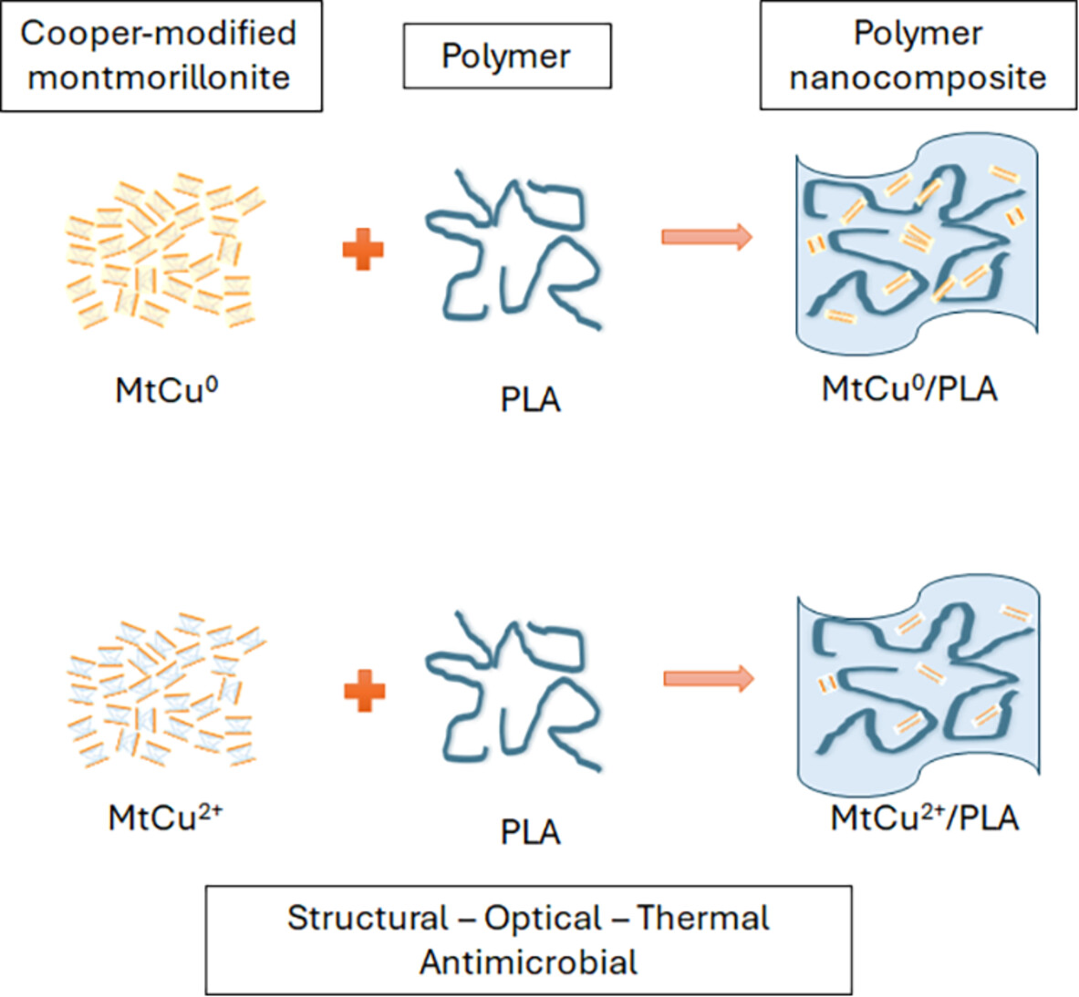Poly(lactic acid) and copper-modified montmorillonite nanocomposite films for antimicrobial food packaging