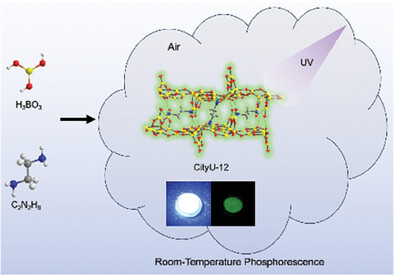 A 2D Metal-Free Inorganic Covalent Framework: Synthesis, Crystal Structure, and Room-Temperature Phosphorescence