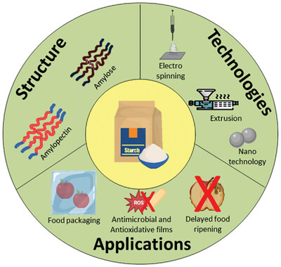 Starchy Films as a Sustainable Alternative in Food Industry: Current Research and Applications