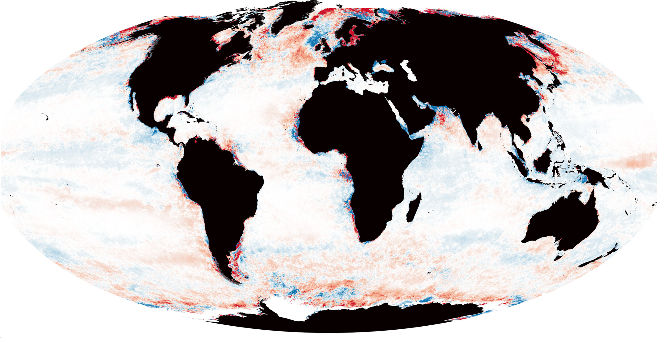 Darkening of the Global Ocean