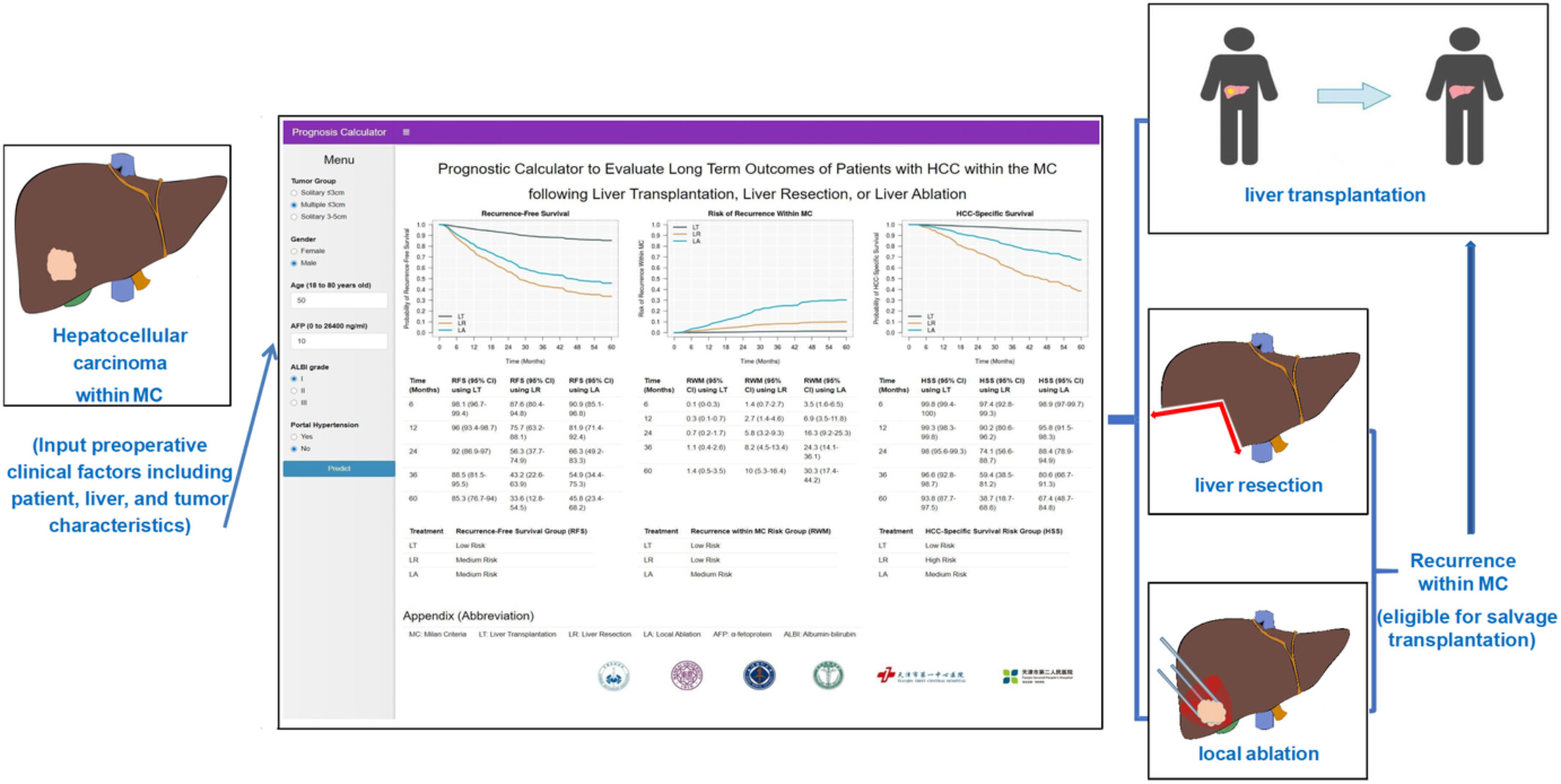 Comparison of the long-term outcomes of patients with hepatocellular carcinoma within the Milan criteria treated by ablation, resection, or transplantation