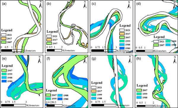 Assessment of meander-bend migration of a major distributary of the Ganges River within Bangladesh Issue 2, 2022
