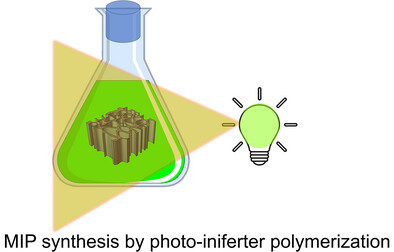 Visible-Light Photo-Iniferter Polymerization of Molecularly Imprinted Polymers for Direct Integration with Nanotransducers