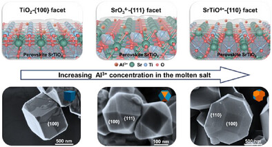 Al3+-Dependent Anisotropic Facet Tailoring on SrTiO3 Single Crystal for Photocatalytic Overall Water Splitting