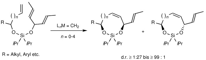 Diastereoselective Temporary Silicon-Tethered Ring-Closing-Metathesis Reactions with Prochiral Alcohols: A New Approach to Long-Range Asymmetric Induction
