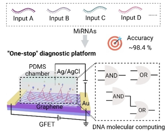 DNA Logical Computing on a Transistor for Cancer Molecular Diagnosis