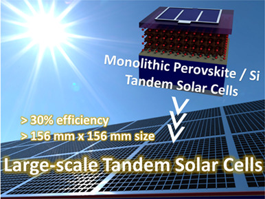 Strategy for large-scale monolithic Perovskite/Silicon tandem solar cell: A review of recent progress
