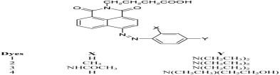 Synthesis and Characterization of Novel Monoazo Naphthalimide Disperse Dyes Containing Carboxylic Acid Group with High Heat Fastness Properties
