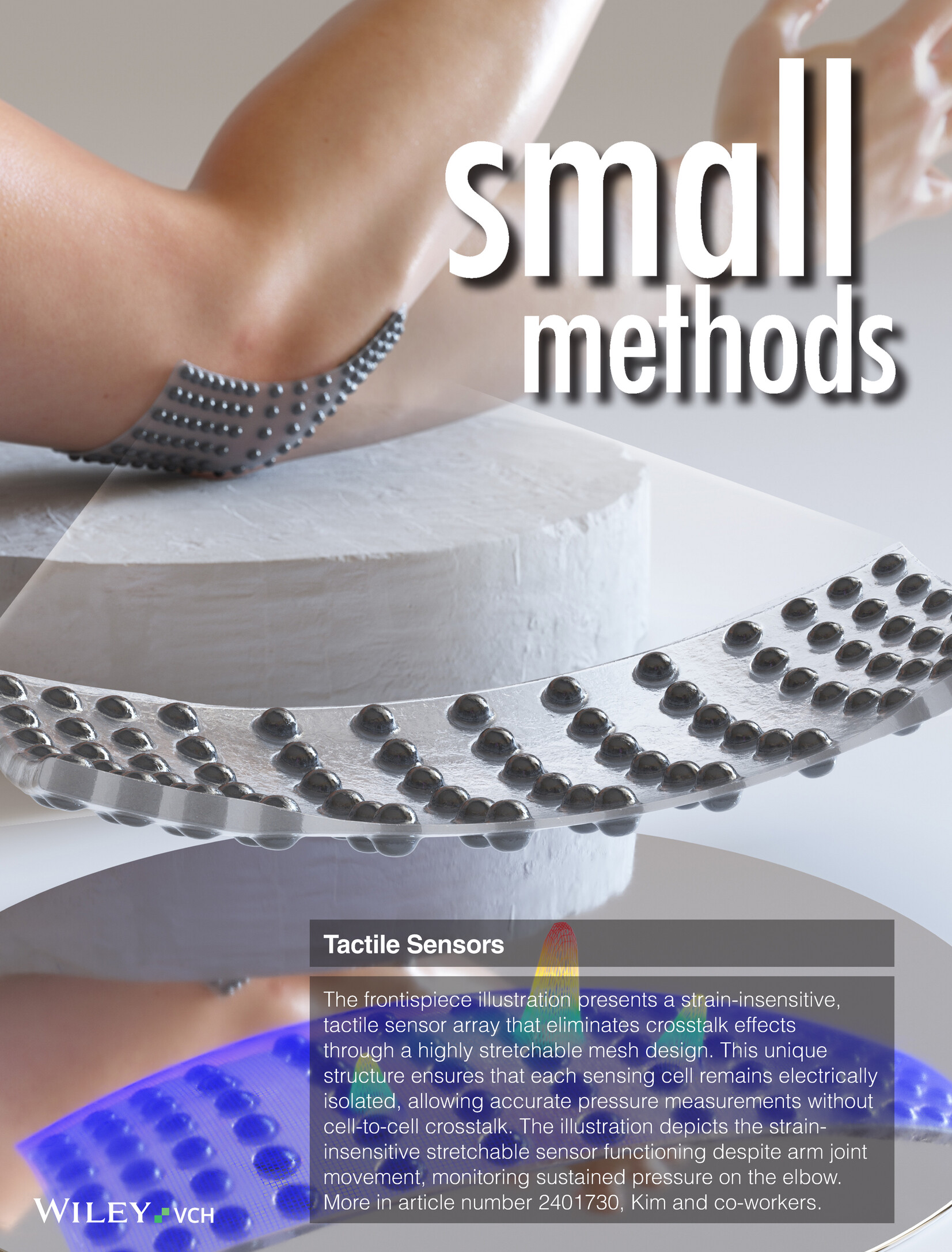 Dome-Structure Array from Pre-Strained Extendable Mesh for Tactile Sensing Without Crosstalk and Lateral Strain Interference (Small Methods 7/2025) Volume 9 Issue 7, 2025
