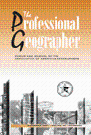 The Professional Geographer
