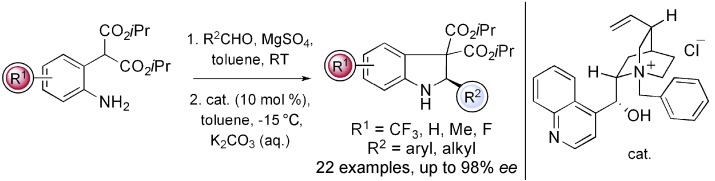 Catalytic Asymmetric 6π Electrocyclization: Enantioselective Synthesis of Functionalized Indolines