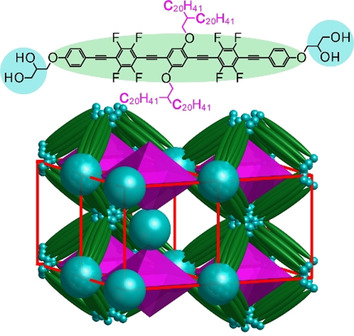 Liquid Organic Frameworks: A Liquid Crystalline 8-Connected Network with Body-Centered Cubic Symmetry