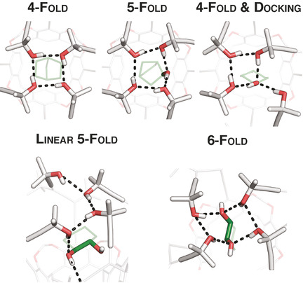 Hydrogen-Bonded Networks: Molecular Recognition of Cyclic Alcohols in Enantiopure Alleno-Acetylenic Cage Receptors