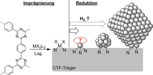 Einzelatomkatalysatoren auf kovalenten Triazinnetzwerken: am Scheidepunkt zwischen homogener und heterogener Katalyse