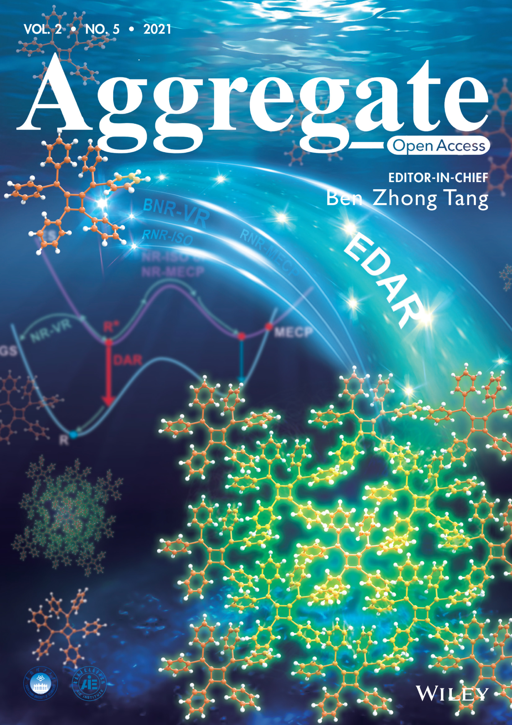 Front Cover: Molecular mechanism of aggregation-induced emission Volume 2 Issue 5, 2021