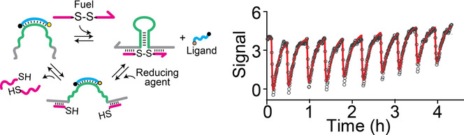 Disulfide-Linked Allosteric Modulators for Multi-cycle Kinetic Control of DNA-Based Nanodevices