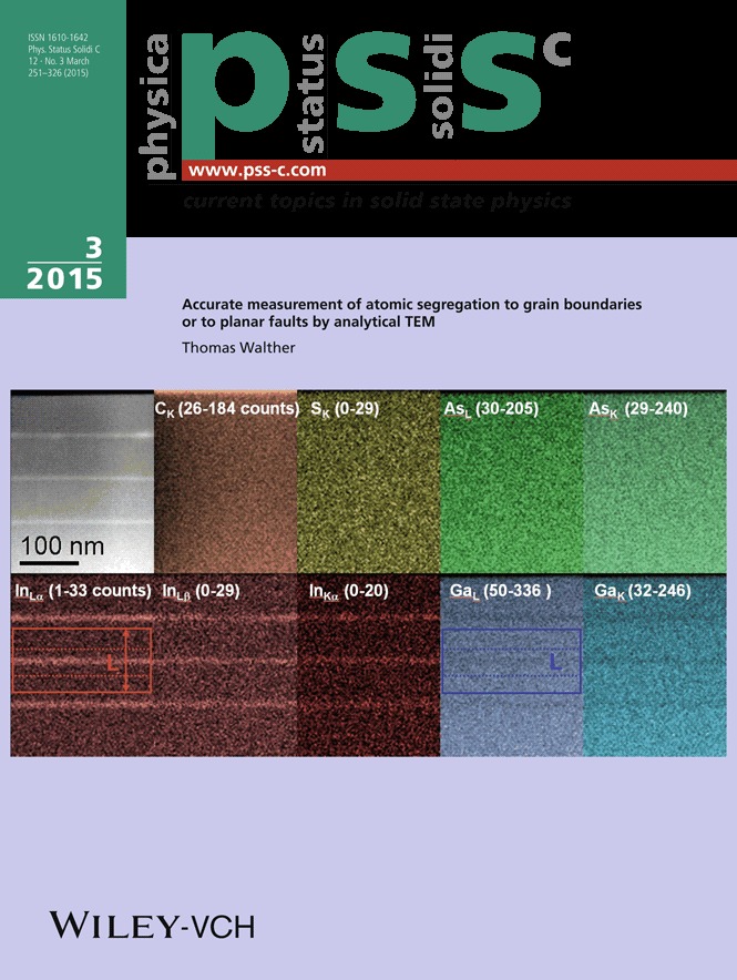 Cover Picture: Phys. Status Solidi C 3/2015