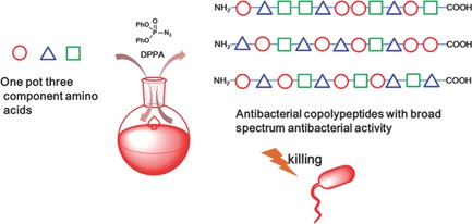 Using Diphenylphosphoryl Azide (DPPA) for the Facile Synthesis of Biodegradable Antiseptic Random Copolypeptides