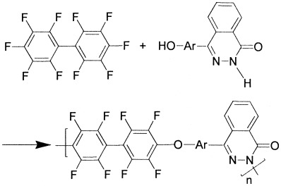 Synthesis and structural characterization of novel, fluorinated poly(phthalazinone ether)s containing perfluorophenylene moieties