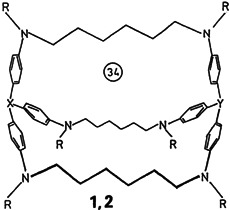 Bicyclic Host Cavities Derived from Triphenylamine—Guest Selectivity and Redox Properties
