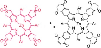 “Blackening” Porphyrins by Conjugation with Quinones