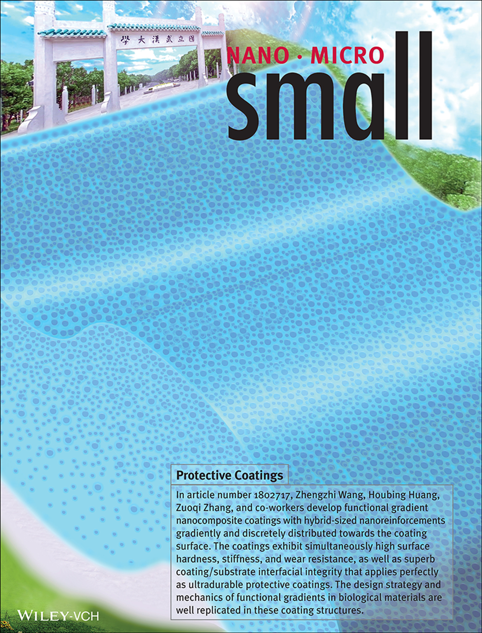 Protective Coatings: Bioinspired Wear-Resistant and Ultradurable Functional Gradient Coatings (Small 41/2018) Volume 14 Issue 41, 2018