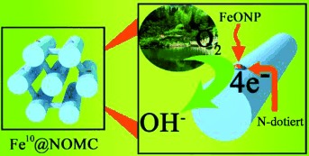 Ionic Liquids as Precursors for Efficient Mesoporous Iron-Nitrogen-Doped Oxygen Reduction Electrocatalysts