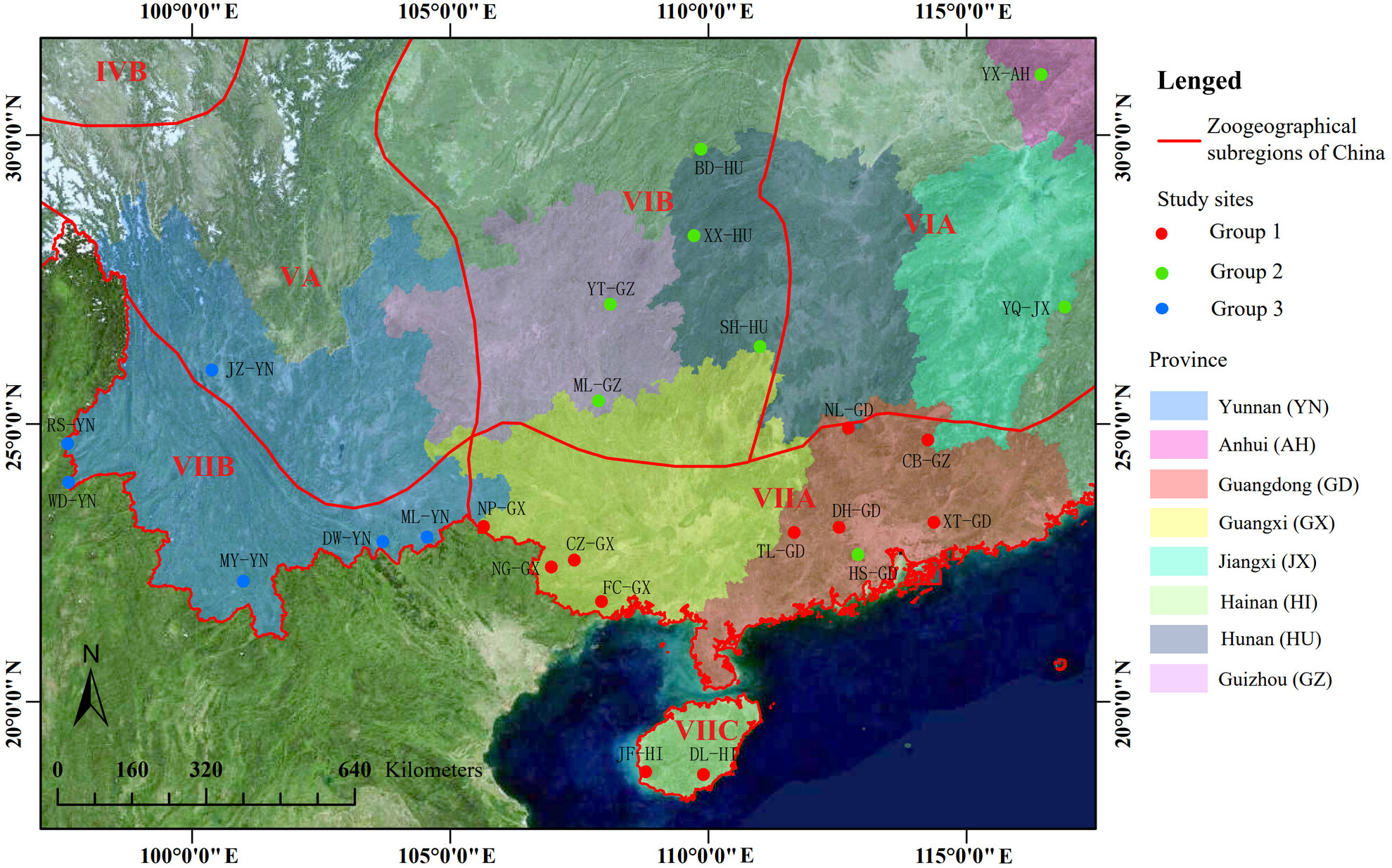 Patterns and processes underlying understory songbird communities in southern China