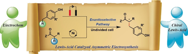 Asymmetric Lewis Acid Catalyzed Electrochemical Alkylation
