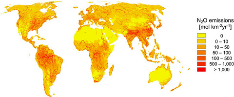 Nitrous oxide emissions from inland waters: Are IPCC estimates too high?