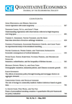 Quantitative Economics