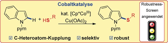 Cobaltkatalysierte C-H-Thiolierung durch dehydrierende Kreuzkupplung