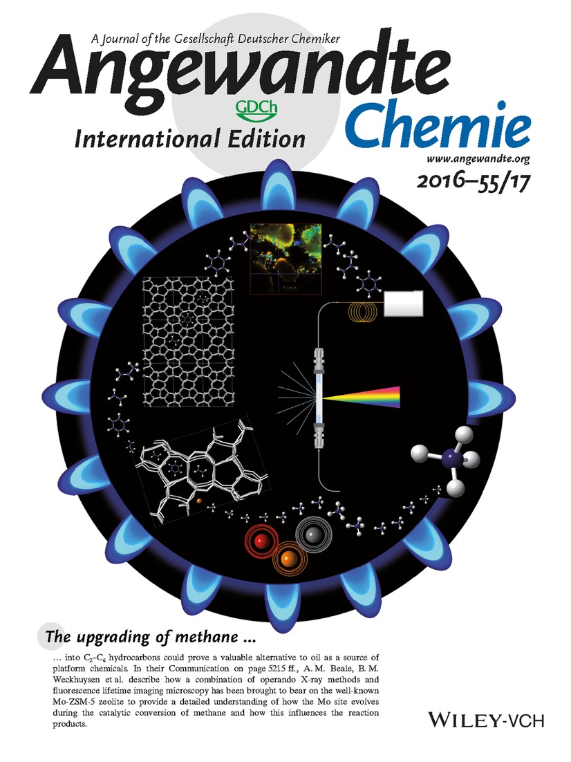 Back Cover: Molybdenum Speciation and its Impact on Catalytic Activity during Methane Dehydroaromatization in Zeolite ZSM-5 as Revealed by Operando X-Ray Methods (Angew. Chem. Int. Ed. 17/2016) Volume 55 Issue 17, 2016