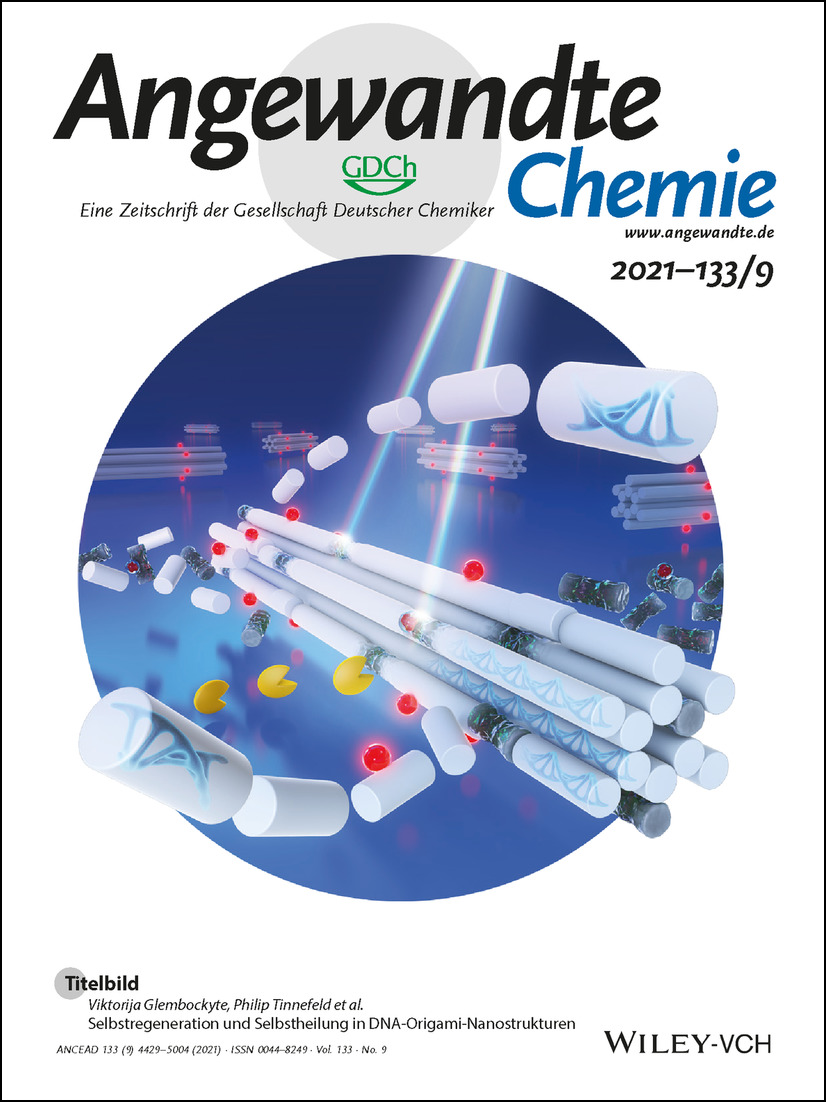 Titelbild: Selbstregeneration und Selbstheilung in DNA-Origami-Nanostrukturen (Angew. Chem. 9/2021) Volume 133 Issue 9, 2021