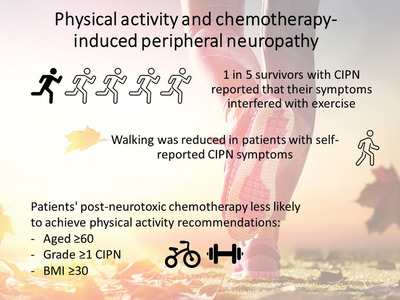 Physical activity behaviors in cancer survivors treated with neurotoxic chemotherapy