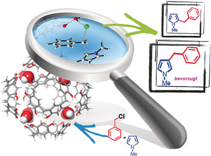 Mild Friedel–Crafts Reactions inside a Hexameric Resorcinarene Capsule: C−Cl Bond Activation through Hydrogen Bonding to Bridging Water Molecules