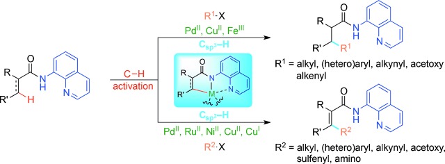 8-Aminoquinoline: A Powerful Directing Group in Metal-Catalyzed Direct Functionalization of C<span class='icomoon'></span>H Bonds