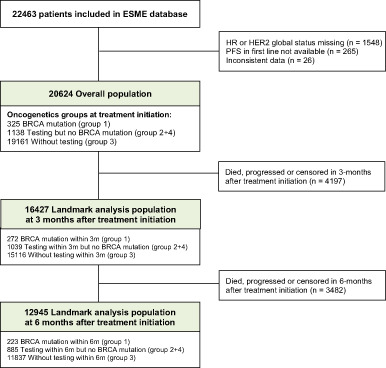 Survival outcomes of metastatic breast cancer patients by germline BRCA1/2 status in a large multicenter real-world database