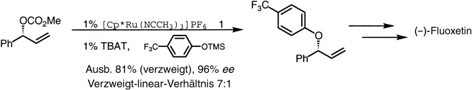 A Stereospecific Ruthenium-Catalyzed Allylic Alkylation