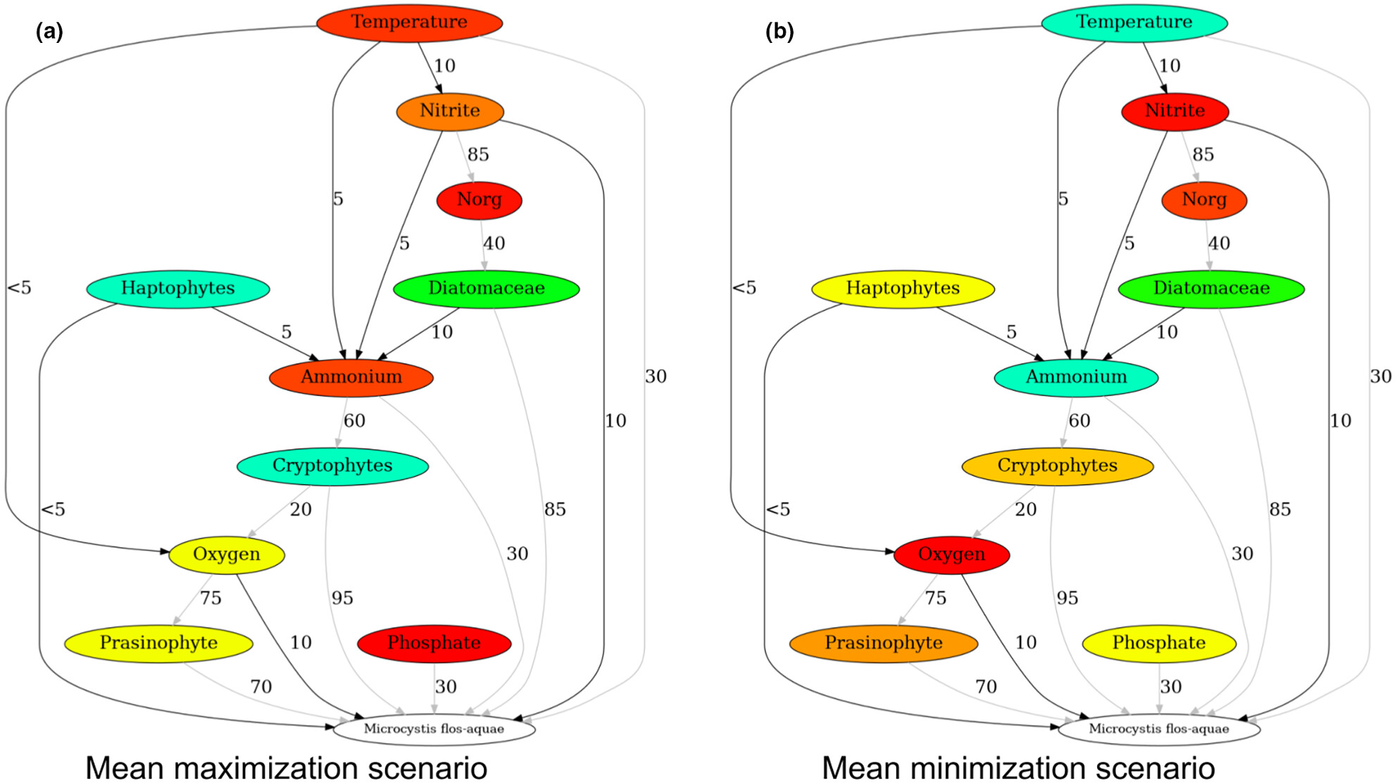 A framework for identifying factors controlling cyanobacterium Microcystis flos-aquae blooms by coupled CCM–ECCM Bayesian networks