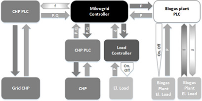 Integrating Biogas Plants into Microgrids for Bridging Temporary Power Supply Interruptions