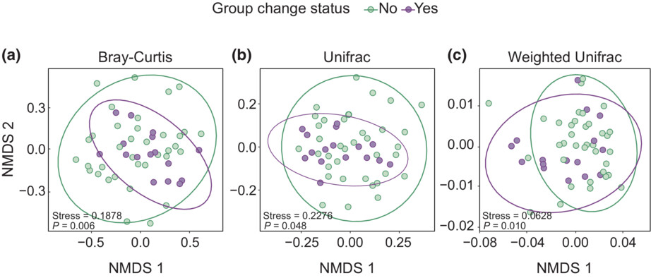 Out of the stable: Social disruption and concurrent shifts in the feral mare (Equus caballus) fecal microbiota