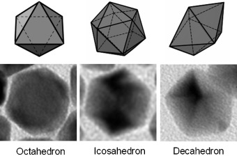 A Water-Based Synthesis of Octahedral, Decahedral, and Icosahedral Pd Nanocrystals